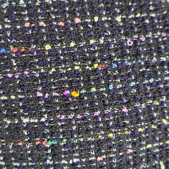 ๐ Torrid NWT Rainbow Boucle V-Neck Peplum Top Large 12 Torrid 0 black - Picture 14 of 17